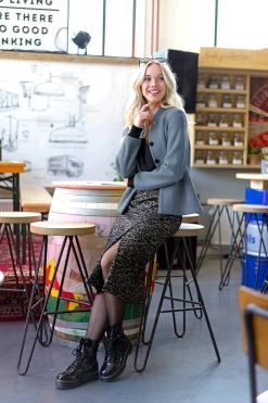 Boiled Wool Fabric | Mid Blue -Sewing Art 04578 002