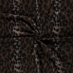 Wool Safari Fabric | Rich Brown