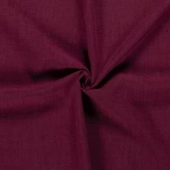 Bio Washed Linen Touch Fabric | Bordeaux