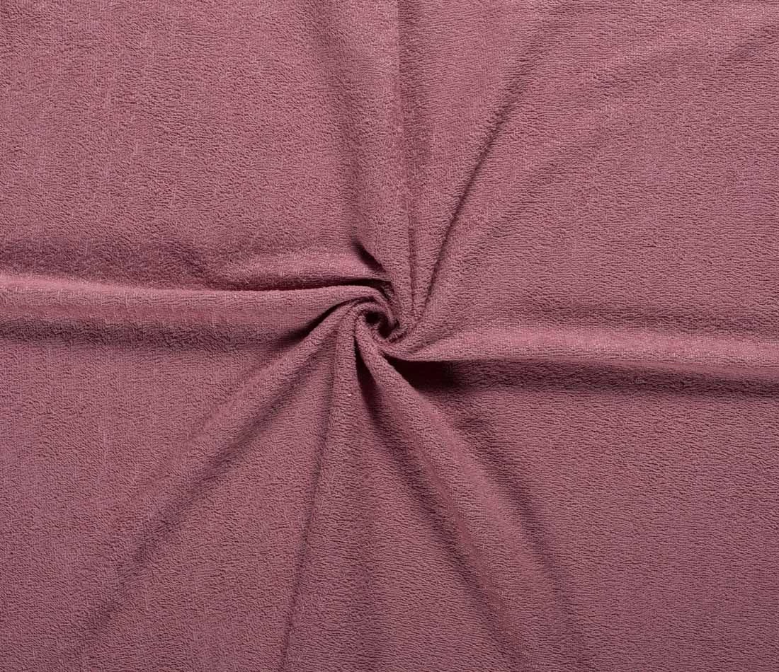 Terry Towelling Fabric | Old Pink 4 Terry Towelling Fabric | Old Pink - Image 2