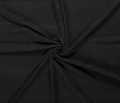 Terry Towelling Fabric | Black