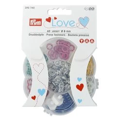 8mm, Jersey Ring Press Fasteners & Tool - Multipack | Prym Love 7 8mm, Jersey Ring Press Fasteners & Tool - Multipack | Prym Love -Sewing Art 390740 1