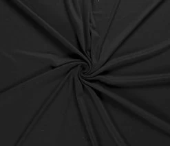 Deluxe Sweatshirt Fabric Plain | Black