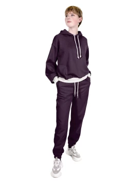 Classic Sweatshirt Fabric | Purple -Sewing Art 5650 045