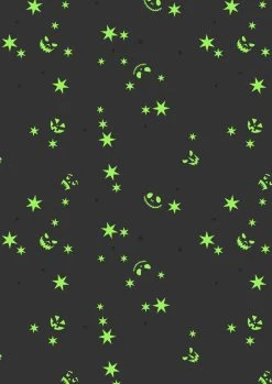 Castle Spooky Fabric | Spooky Pumpkins Light Grey -Sewing Art A574 1 02