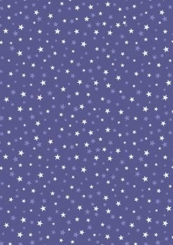 Haunted House Fabric | Glow In The Dark Stars Blue -Sewing Art A600 1 1