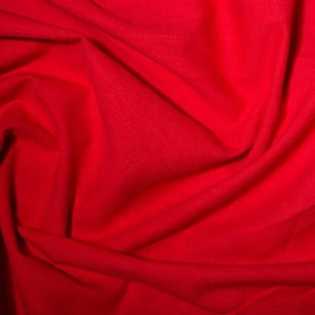 Linen Look Cotton Fabric | Red 3 Linen Look Cotton Fabric | Red