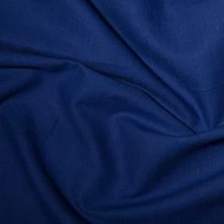 Linen Look Cotton Fabric | Royal
