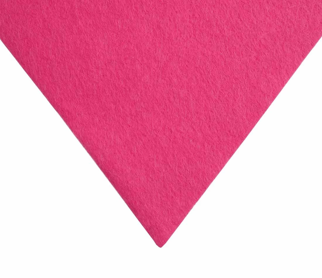 Wool & Viscose Felt, 90cm Wide | Splendid Pink 3 Wool & Viscose Felt, 90cm Wide | Splendid Pink