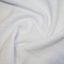Premium Stone Washed Linen-Viscose | White