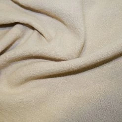 Premium Stone Washed Linen-Viscose | Cream