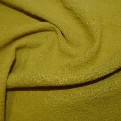 Premium Stone Washed Linen-Viscose | Chartreuse