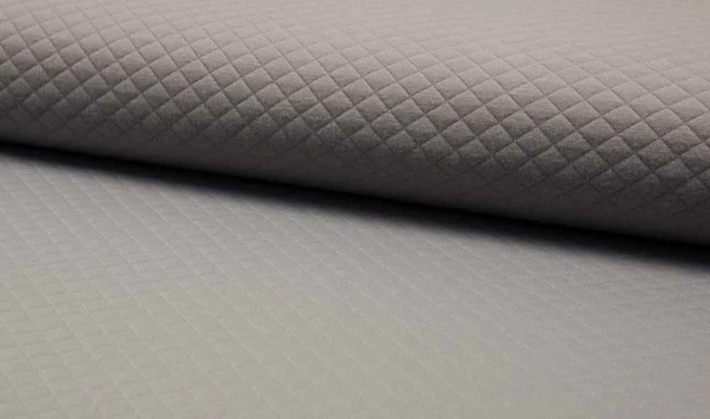 Crosshatch Diamond Melange Jersey | Taupe 3 Crosshatch Diamond Melange Jersey | Taupe