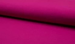 Organic Cotton Fabric Plain | Fuchsia