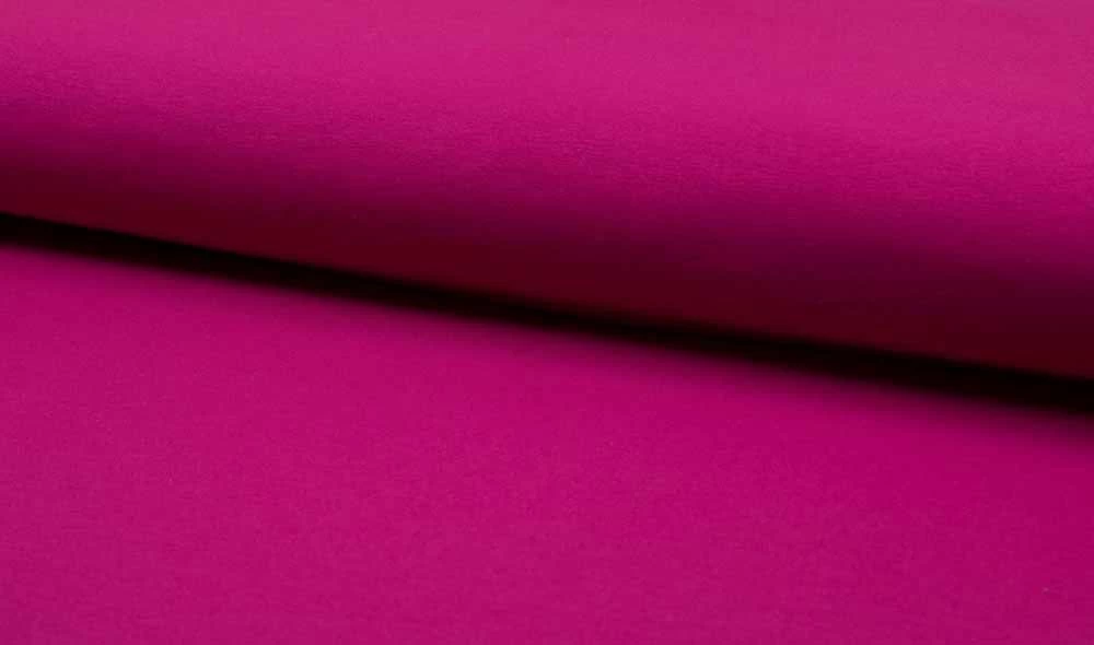 Organic Cotton Fabric Plain | Fuchsia 3 Organic Cotton Fabric Plain | Fuchsia