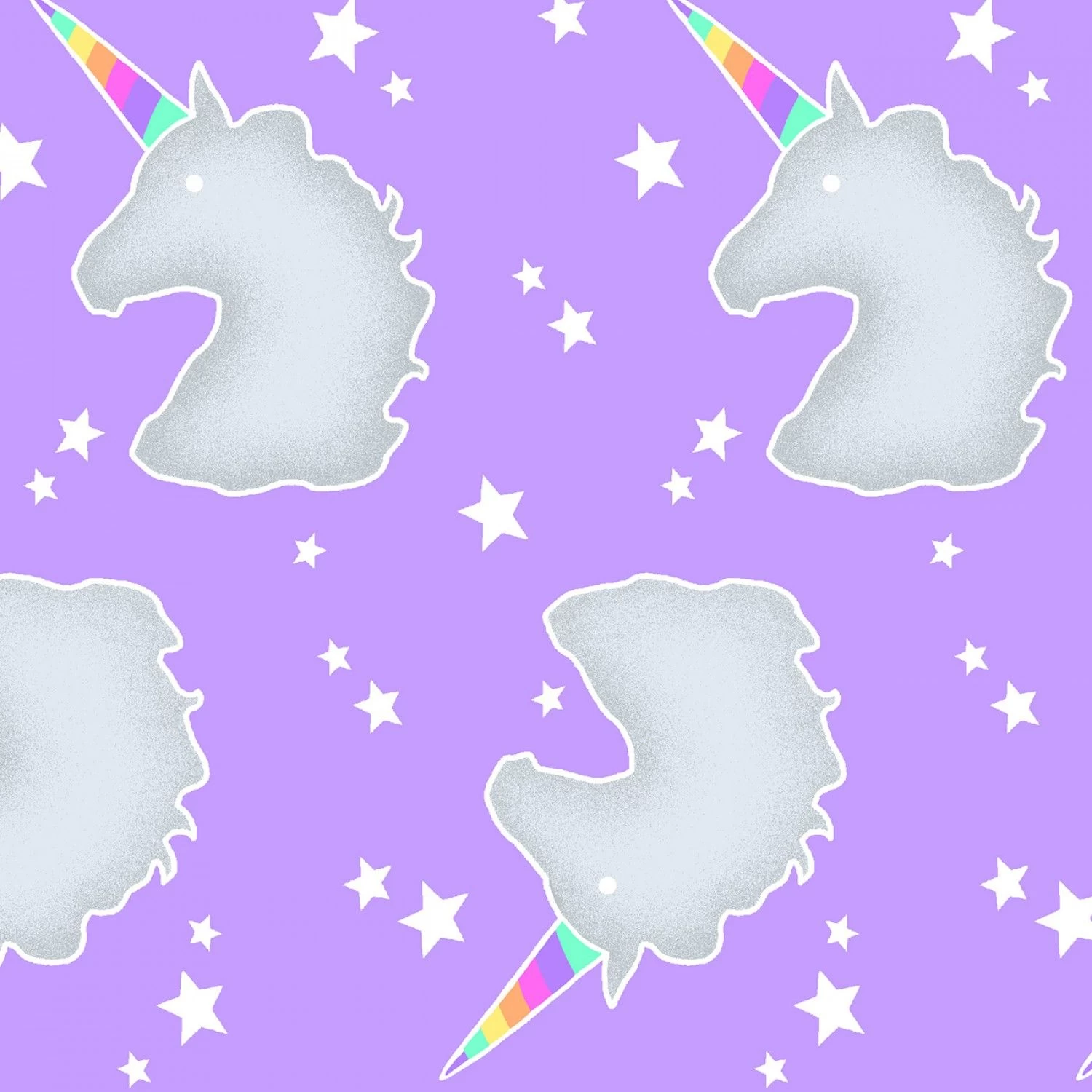 American Touch Flannel | Unicorns Purple 3 American Touch Flannel | Unicorns Purple