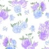 American Touch Flannel | Blue Roses 2 American Touch Flannel | Blue Roses -Sewing Art E107355 33 1