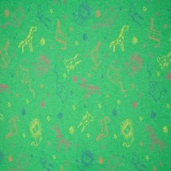 Jersey Cotton Fabric | Melange Safari Green