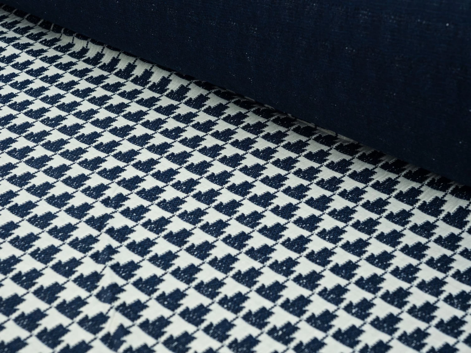 Jacquard Jersey | Checker Blue 3 Jacquard Jersey | Checker Blue