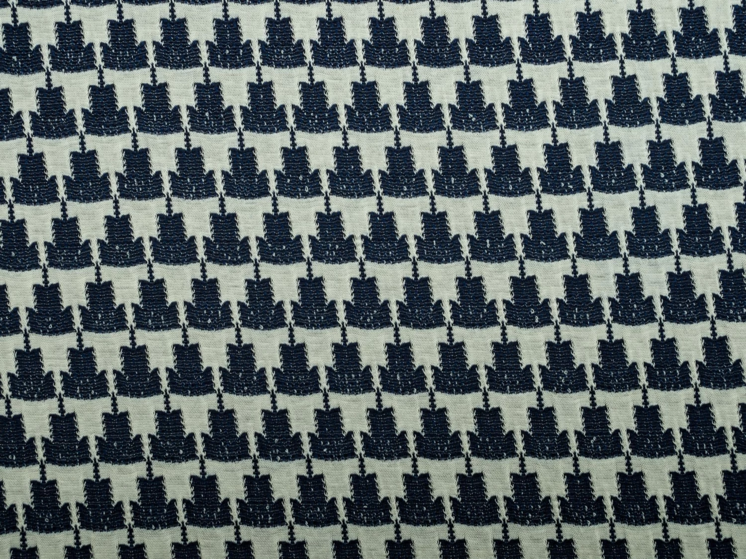 Jacquard Jersey | Checker Blue 4 Jacquard Jersey | Checker Blue - Image 2