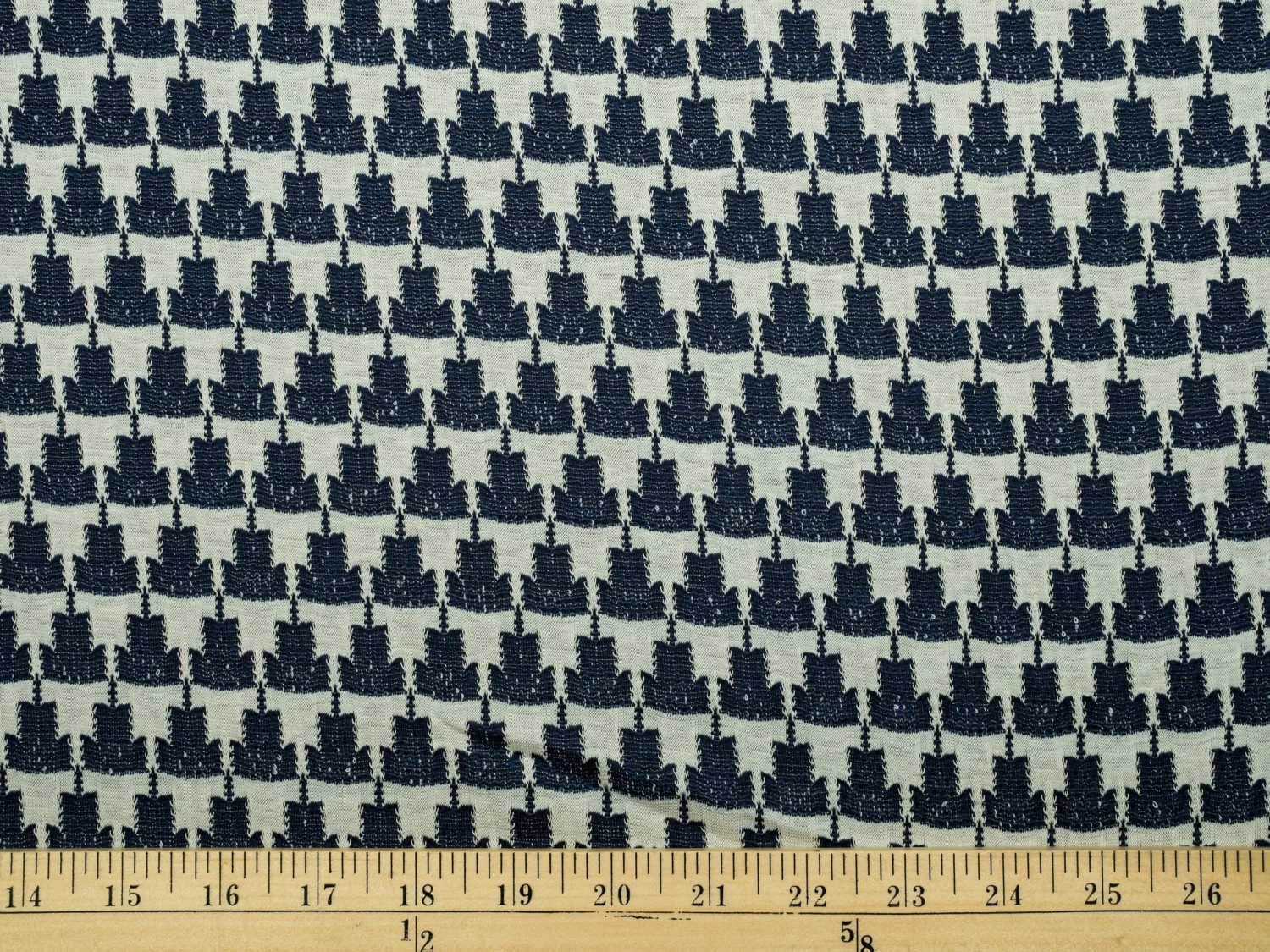 Jacquard Jersey | Checker Blue 5 Jacquard Jersey | Checker Blue - Image 3