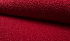 Luxury Boucle Coating Fabric | Red