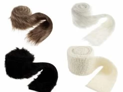 Faux Fur Rolls, 2m X 80mm | 4 Roll Treat