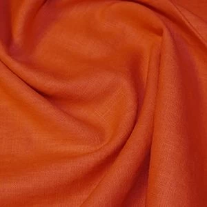 Premium Enzyme Washed Linen Fabric | Rust 3 Premium Enzyme Washed Linen Fabric | Rust