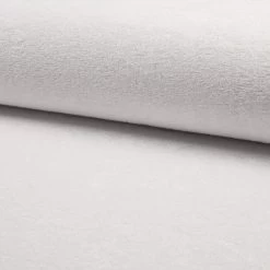 Bamboo Towelling Fabric | White