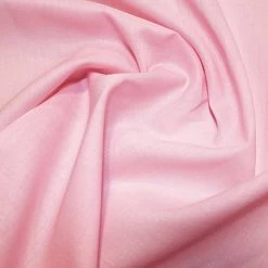 Organic Cotton Voile Fabric | Pink