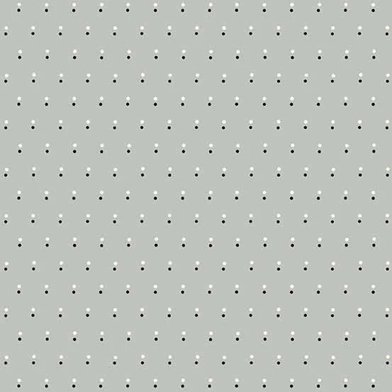 Midnight Haunt Halloween Fabric | Shadow Dot Platinum 3 Midnight Haunt Halloween Fabric | Shadow Dot Platinum