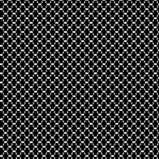 Midnight Haunt Halloween Fabric | Haunted Check Monochrome 3 Midnight Haunt Halloween Fabric | Haunted Check Monochrome