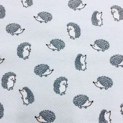 American Touch Flannel | Hedgehog Cutie Pale Blue