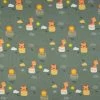 Jersey Cotton Fabric | Balloons Dusty Green