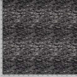 Jersey With Printed Crepe Knit Finish | Charcoal -Sewing Art E108239 04 3