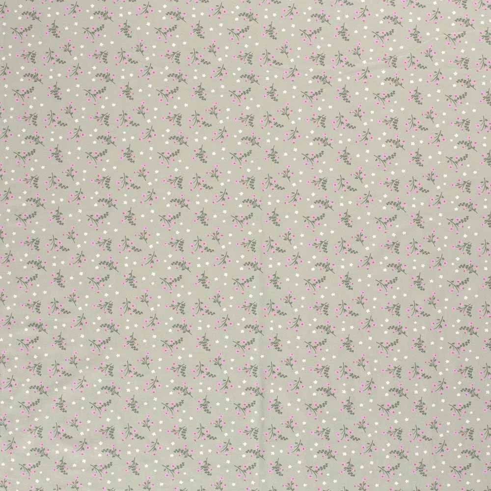 Cotton Rich Jersey Fabric | Pretty Pink Flowers 6 Cotton Rich Jersey Fabric | Pretty Pink Flowers - Image 4