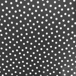 PU Printed Waterproof Raincoat Fabric | Spots Black