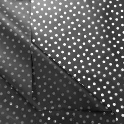 PU Printed Waterproof Raincoat Fabric | Spots Black -Sewing Art E108660 01 3