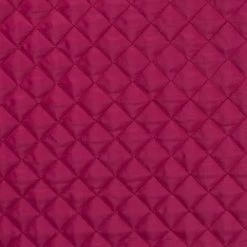 Quilted Crosshatch Coating Fabric | Fuchsia