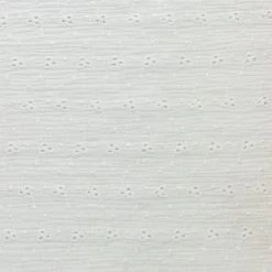 Double Gauze 3 Hole Design | White