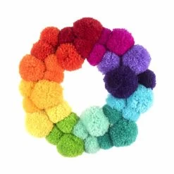 Pom Pom Wreath Kit | Multi