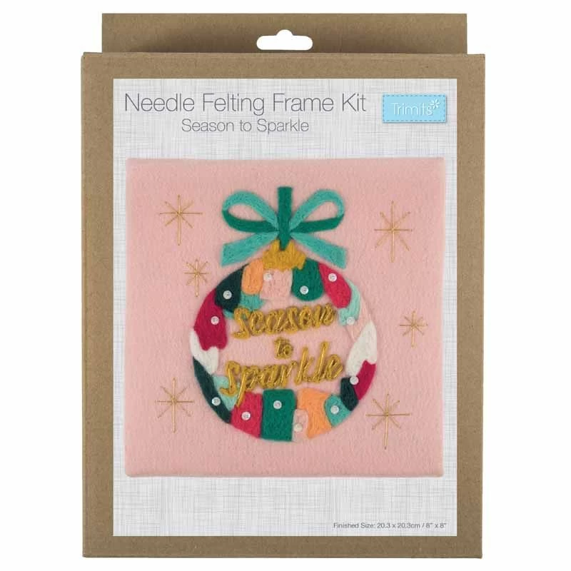 Needle Felting Kit With Frame | Season To Sparkle 5 Needle Felting Kit With Frame | Season To Sparkle - Image 3