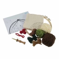 Punch Needle Kit With Hoop | Christmas Pudding