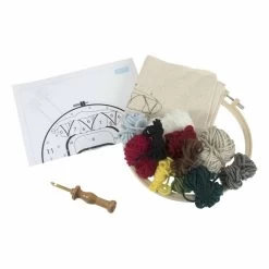 Punch Needle Kit With Hoop | Festive Car -Sewing Art E109040 05 3