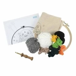 Punch Needle Kit With Hoop | Penguin -Sewing Art E109040 06 3