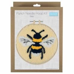 Punch Needle Kit With Hoop | Bee -Sewing Art E109040 07 1