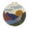 Punch Needle Kit With Hoop | Landscape -Sewing Art E109040 09 2