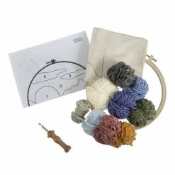 Punch Needle Kit With Hoop | Landscape -Sewing Art E109040 09 3