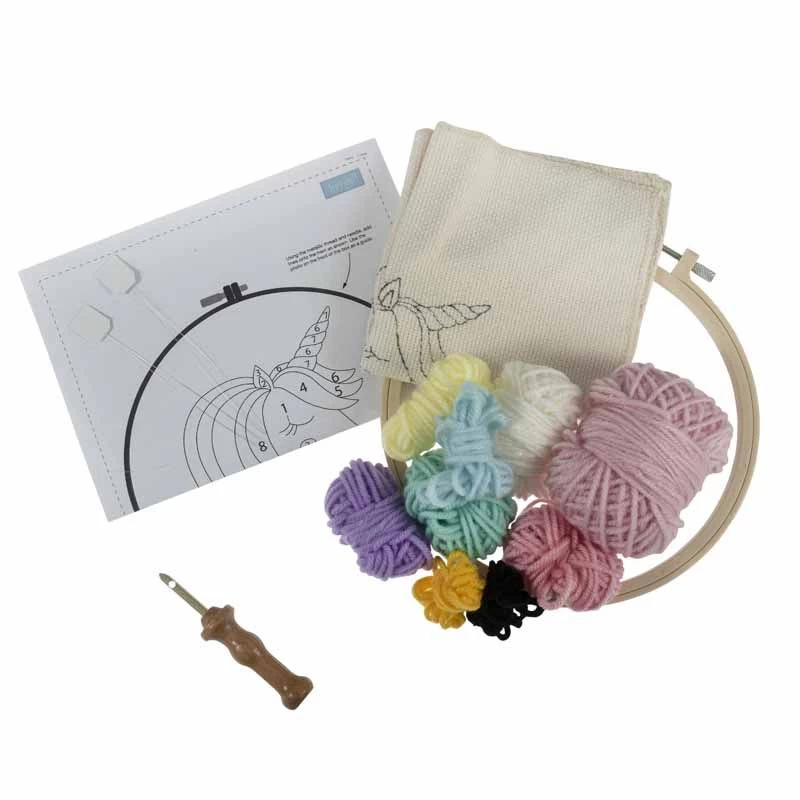 Punch Needle Kit With Hoop | Unicorn 4 Punch Needle Kit With Hoop | Unicorn - Image 2
