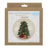 Embroidery Punch Needle Kit With Hoop | Christmas Tree -Sewing Art E109041 01 1